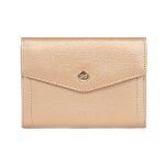 Portefeuille stop rfid luna dor en cuir alma