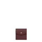 Portefeuille stop rfid luna prune en cuir vivi