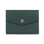 Portefeuille stop rfid luna sapin vert pin en cuir lena