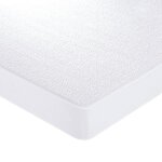 Protection de matelas supersoft en polyester blanc �cru