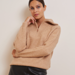 Pull col camionneur beige Pull col camionneur beige