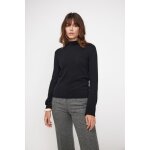 Pull col cheminee femme zuella en cachemire noir