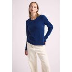 Pull col rond torsades raphaelle en cachemire bleu marine Pull col rond torsades raphaelle en cachemire bleu marine