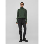 Pull col roul� vert fonc� clio