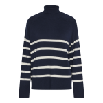 Pull col roulé en viscose sia bleu Pull col roulé en viscose sia bleu
