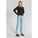 Pull colchic noir en coton modal