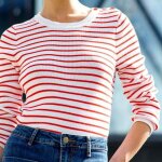 Pull en coton molly rouge