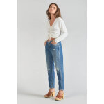 Pull duni blanc en viscose
