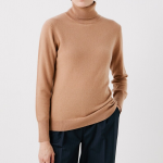 Pull femme camel en cachemire Pull femme camel en cachemire