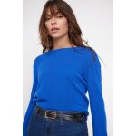 Pull femme col rond zara en cachemire bleu flashy Pull femme col rond zara en cachemire bleu flashy