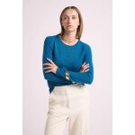 Pull femme col rond zara en cachemire bleu peacock Pull femme col rond zara en cachemire bleu peacock