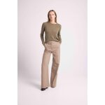 Pull femme col rond zara en cachemire khaki kaki Pull femme col rond zara en cachemire khaki kaki