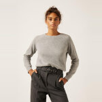 Pull femme gris chin