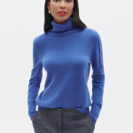 Pull femme klein en cachemire bleu Pull femme klein en cachemire bleu