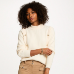 Pull femme morgan ivoire en viscose