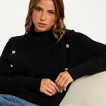 Pull femme morgan noir en viscose