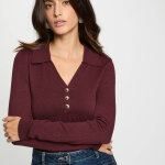 Pull femme morgan prune en viscose