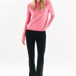 Pull femme rose en cachemire