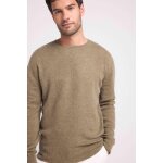 Pull homme col rond zach en cachemire kaki