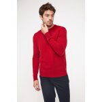 Pull homme col rond zach en cachemire rouge