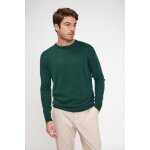 Pull homme col rond zach en cachemire vert sapin Pull homme col rond zach en cachemire vert sapin