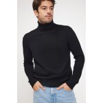 Pull homme col roule zachary en cachemire noir