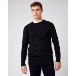 Pull homme crew neck knit noir en coton Pull homme crew neck knit noir en coton