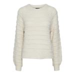 Pull en maille col rond jayda marron julia