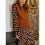 Pull en maille luma - ruggine marron
