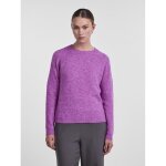 Pull en maille manches longues juliana violet demi Pull en maille manches longues juliana violet demi