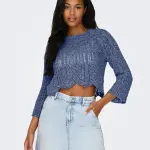 Pull en maille ocre jade Pull en maille ocre jade