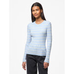 Pull à maille en viscose crista bleu ciel fleur Pull à maille en viscose crista bleu ciel fleur