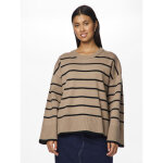 Pull  maille en viscose mathilde rayures gris ria