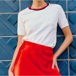 Pull manches courtes en coton mae ecru blanc Pull manches courtes en coton mae ecru blanc