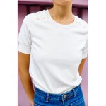 Pull manches courtes en coton maya ecru Pull manches courtes en coton maya ecru