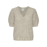 Pull manches courtes femme sable