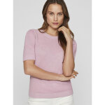Pull manches courtes en maille idalo violet tara Pull manches courtes en maille idalo violet tara