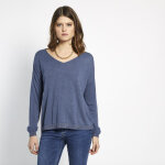 Pull manches longues col v malo en coton modal Pull manches longues col v malo en coton modal