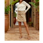 Pull milane ecru en coton Pull milane ecru en coton