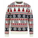 Pull noel rouge merry xmastree Pull noel rouge merry xmastree