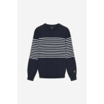 Pull oras bleu en coton