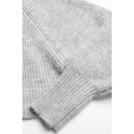 Pull fille, saiagi gris clair en coton Pull fille, saiagi gris clair en coton