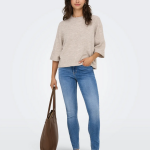 Pull simoni 3 / 4 - brun stone bea