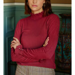 Pull solferinos - framboise en viscose