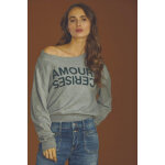 Pull spiro - gris en viscose