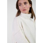 Pull tela blanc rose