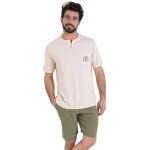 Pyjama court col rabat homme easy coton athena multicolore Pyjama court col rabat homme easy coton athena multicolore