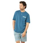 Pyjama court homme casual eminence bleu en coton Pyjama court homme casual eminence bleu en coton