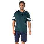 Pyjama court homme club eminence multicolore en coton Pyjama court homme club eminence multicolore en coton
