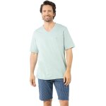 Pyjama court homme coton bio eminence bleu